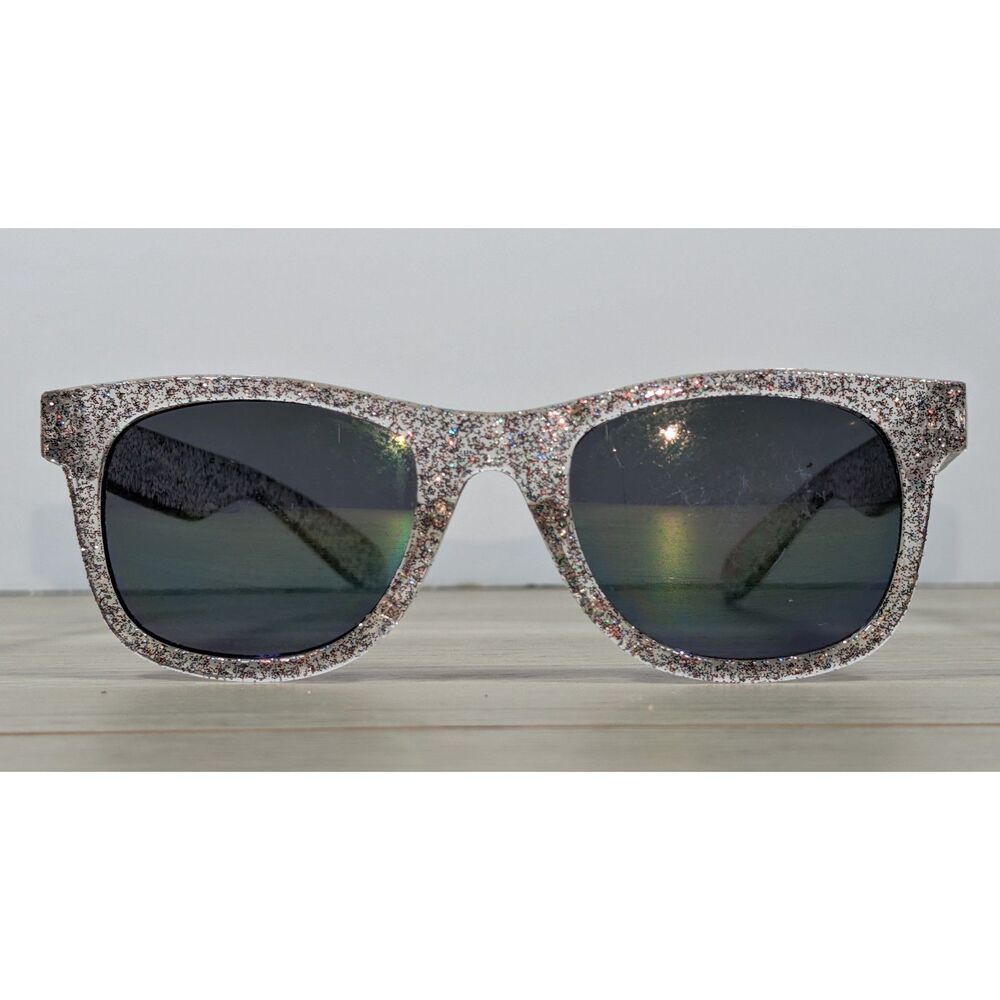 Toys R Us Glitter Sunglasses Clear Sparkle Frame Youth Kids